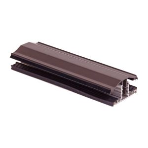 Snapdown Glazing Bar 4m Brown 25mm-35mm
