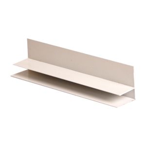 10mm White F Section 6000mm